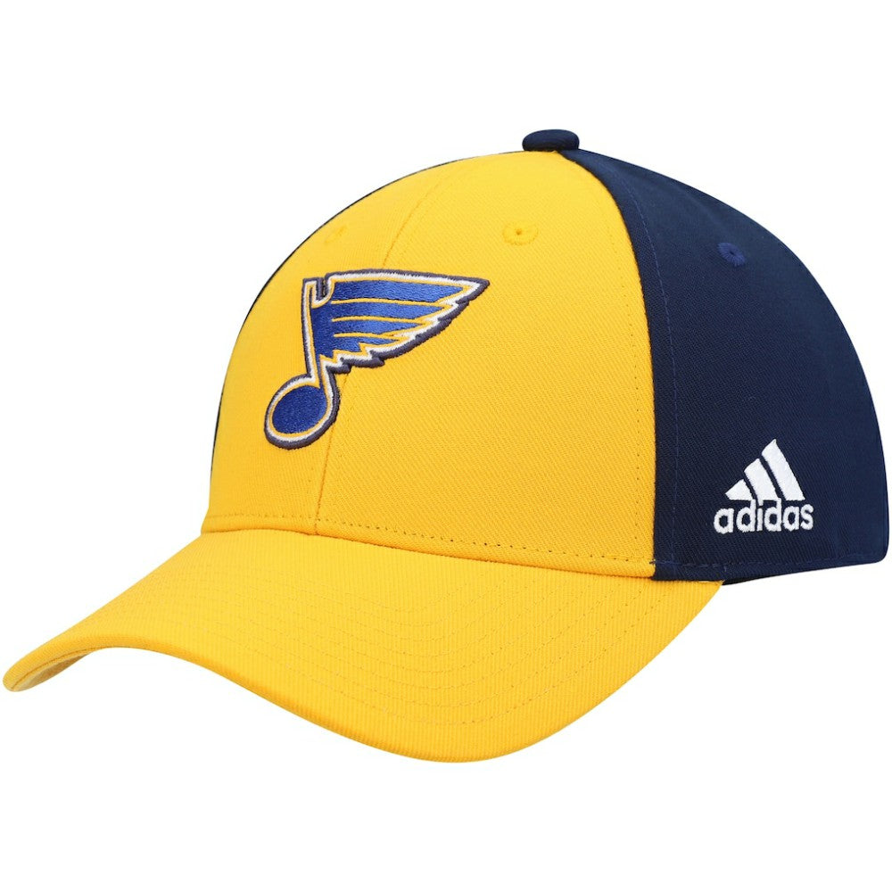 St. Louis Blues adidas Team Adjustable Hat - Gold/Navy | US 4360285
