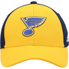 St. Louis Blues adidas Team Adjustable Hat - Gold/Navy | US 4360285