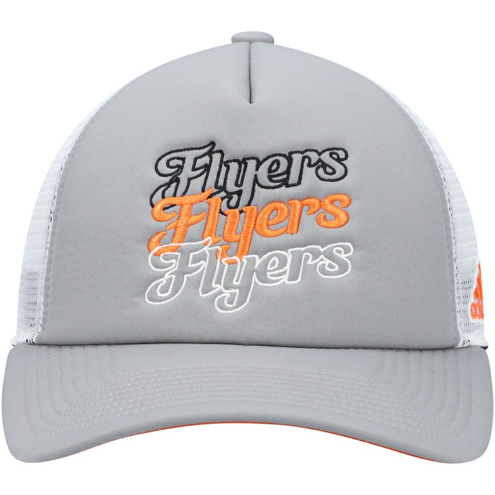 Philadelphia Flyers adidas Women's Foam Trucker Snapback Hat - Gray/White | US 4360308