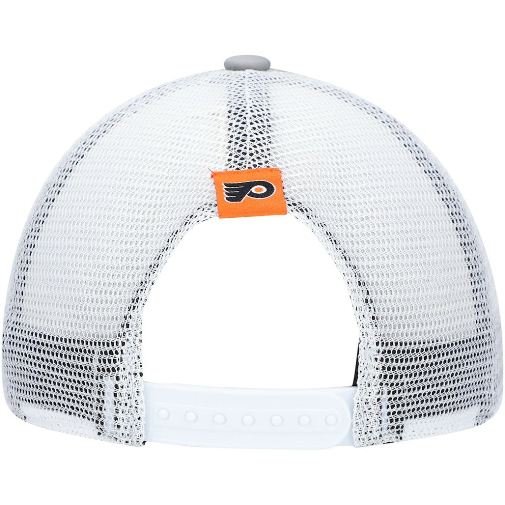 Philadelphia Flyers adidas Women's Foam Trucker Snapback Hat - Gray/White | US 4360308