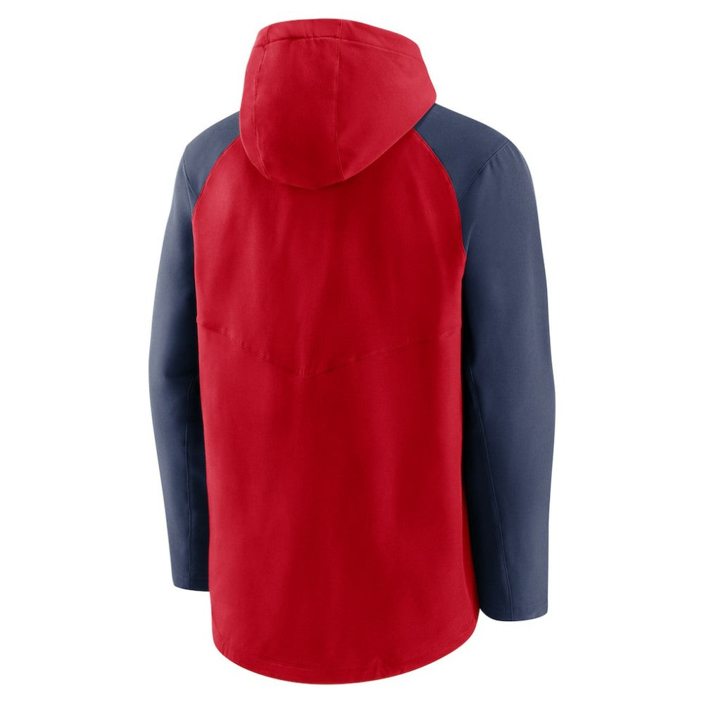St. Louis Cardinals Nike Authentic Collection Performance Raglan Full-Zip Hoodie - Red/Navy Hoodies