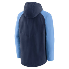 Tampa Bay Rays Nike Authentic Collection Performance Raglan Full-Zip Hoodie - Navy/Light Blue Hoodies