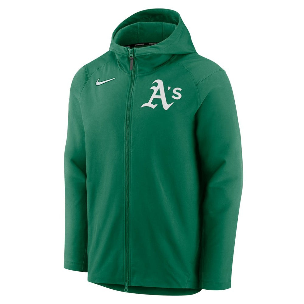 Athletics Nike Authentic Collection Performance Raglan Full-Zip Hoodie - Kelly Green Hoodies