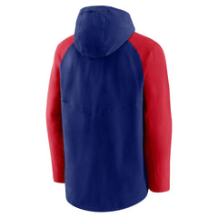 Texas Rangers Nike Authentic Collection Performance Raglan Full-Zip Hoodie - Royal/Red Hoodies