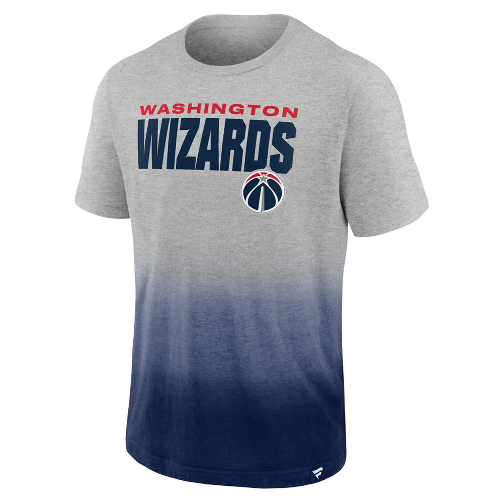 Washington Wizards Board Crasher Dip-Dye T-Shirt Heathered Gray/Navy - Fanatics
