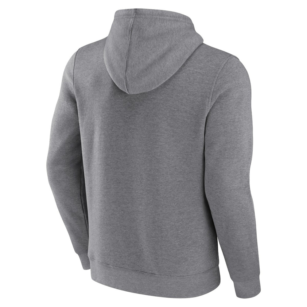 Toronto Raptors Off The Bench Color Block Pullover Hoodie Heathered Gray - Fanatics