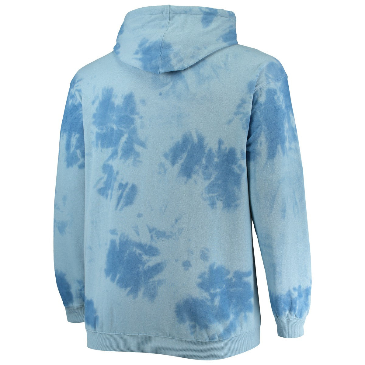 New York Knicks Big & Tall Wordmark Cloud Dye Pullover Hoodie Blue - Fanatics