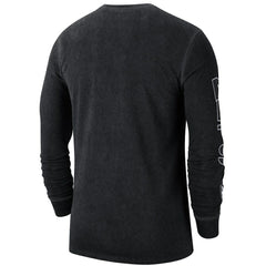 Brooklyn Nets Courtside Retro Elevated Long Sleeve T-Shirt Black - Nike