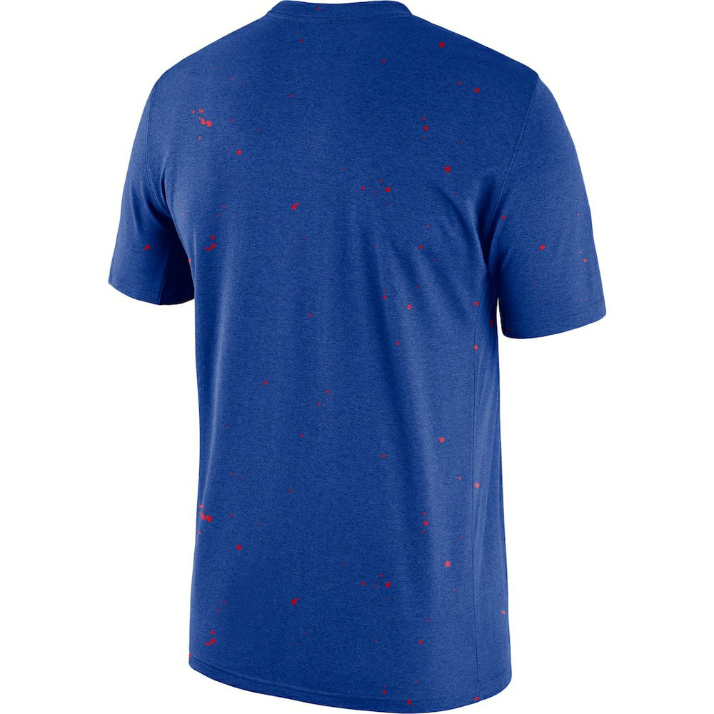 Philadelphia 76ers Courtside Splatter T-Shirt Royal - Nike