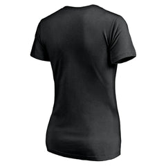 Alvin Kamara New Orleans Saints Women's Checkdown V-Neck T-Shirt - Black T-shirts