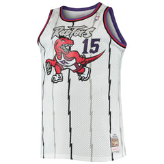 Vince Carter Toronto Raptors 1998/99 Big & Tall Hardwood Classics Swingman Jersey White - Mitchell & Ness