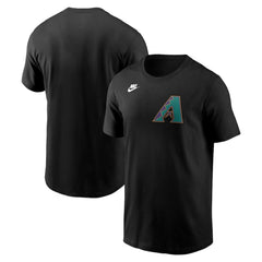 Arizona Diamondbacks Nike Cooperstown Collection Wordmark T-Shirt - Black T-shirts