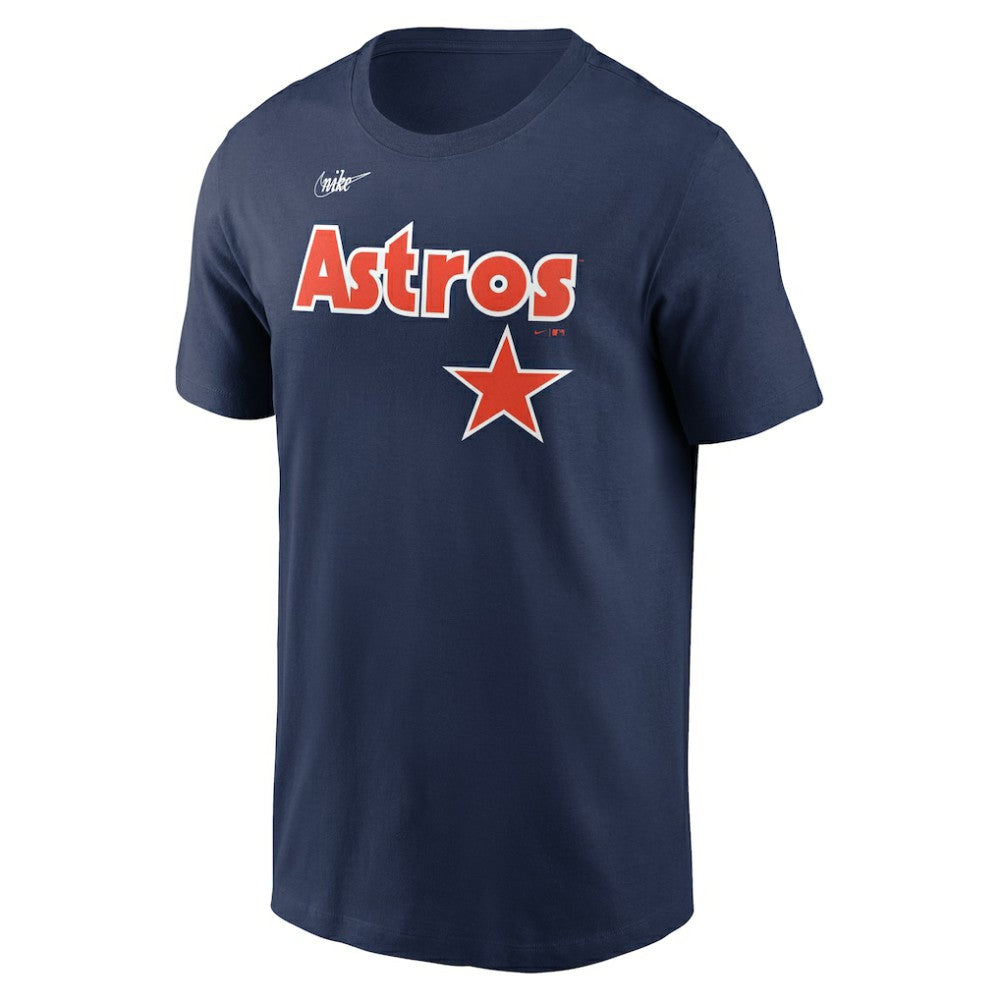 Houston Astros Nike Cooperstown Collection Wordmark T-Shirt - Navy T-shirts