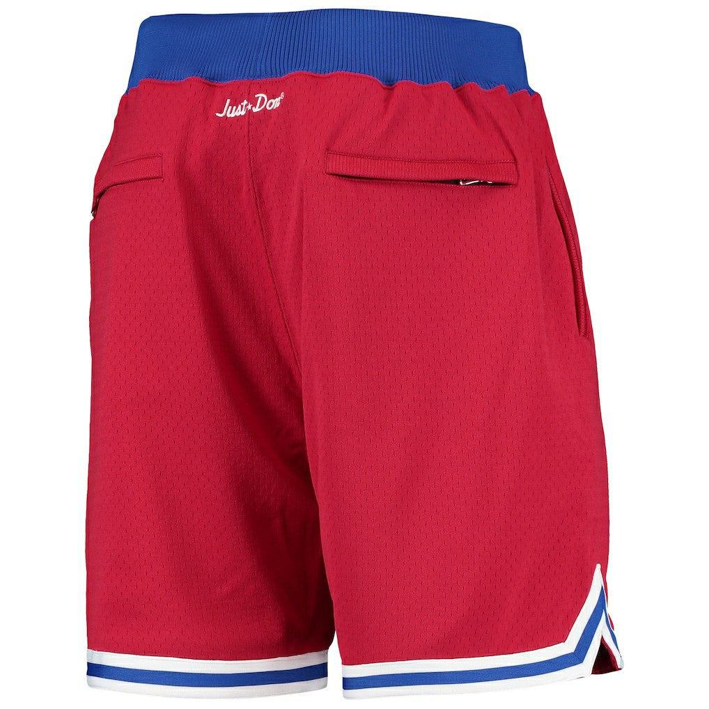 New England Patriots Just Don Gold Rush Shorts - Red Shorts