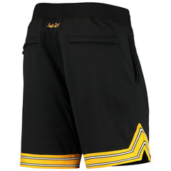 Pittsburgh Steelers Just Don Gold Rush Shorts - Black Shorts