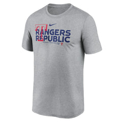 Texas Rangers Nike Local Rep Legend Performance T-Shirt - Heathered Charcoal T-shirts