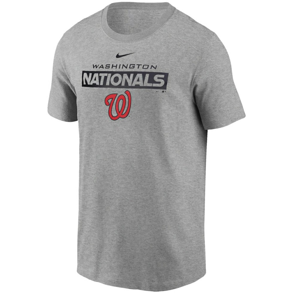Washington Nationals Nike Team T-Shirt - Heather Gray T-shirts