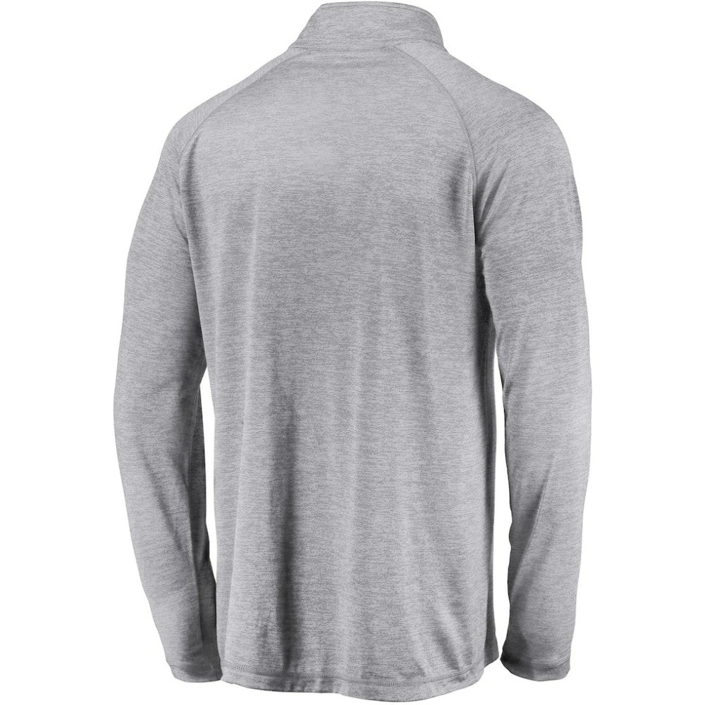 San Diego Padres Fanatics Primary Logo Quarter-Zip Raglan Jacket - Gray Jackets