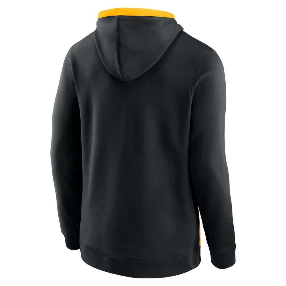 Pittsburgh Pirates Fanatics True Classics Fanarama Pullover Hoodie - Black Hoodies