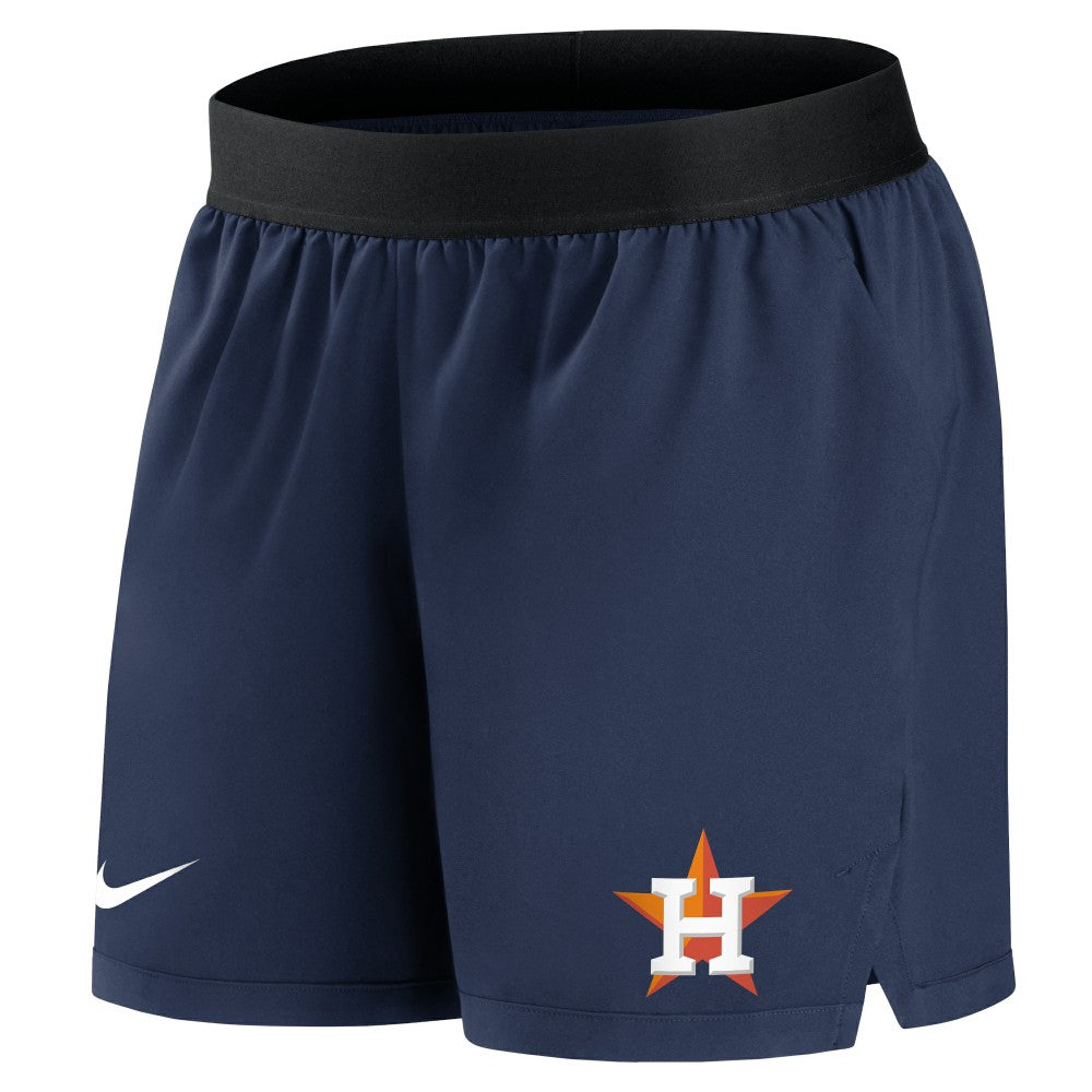 Houston Astros Nike Women's Authentic Collection Flex Vent Max Performance Shorts - Navy Shorts