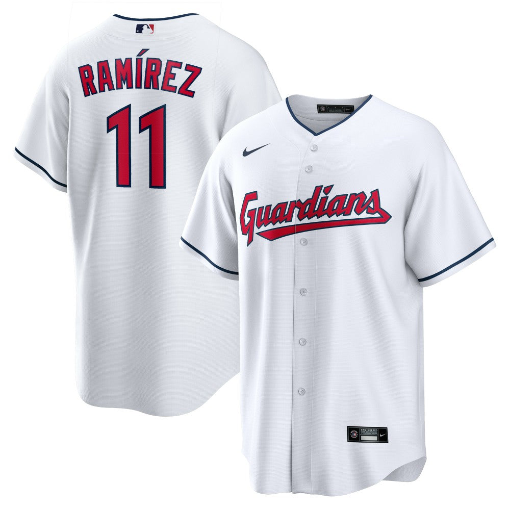 José Ramírez Cleveland Guardians Nike Replica Player Jersey - White Jerseys
