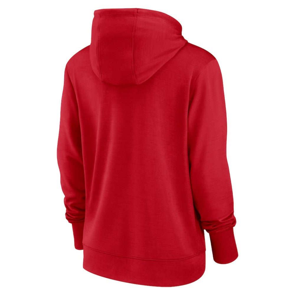 Washington Nationals Nike Women's Diamond Knockout Performance Pullover Hoodie - Red Hoodies