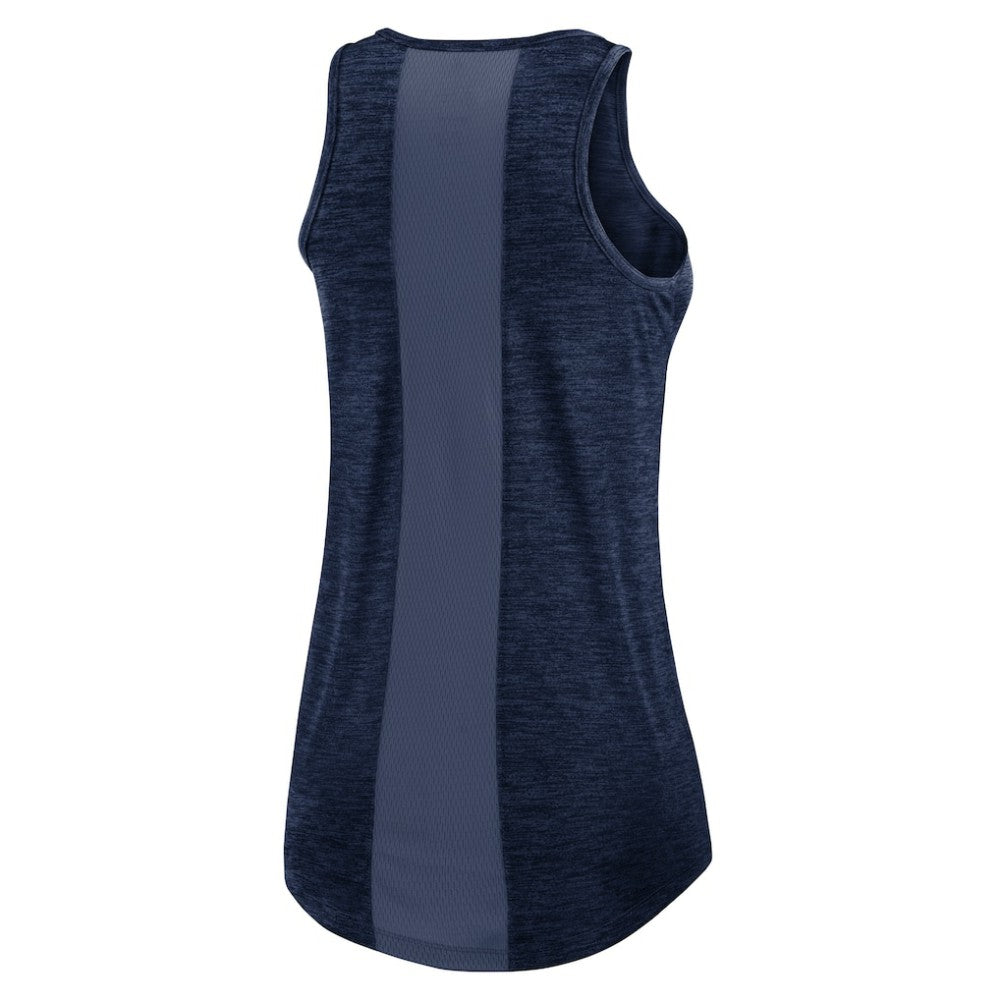 Boston Red Sox Nike Women's Logo Fade High Neck Performance Tank Top - Navy Tanks