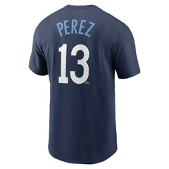 Salvador Perez Kansas City Royals Nike City Connect Name & Number T-Shirt - Navy T-shirts