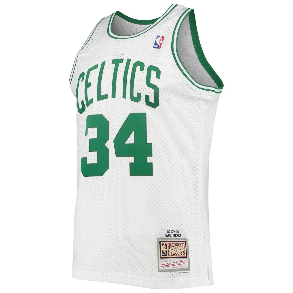 Paul Pierce Boston Celtics Hardwood Classics Swingman Jersey White - Mitchell & Ness