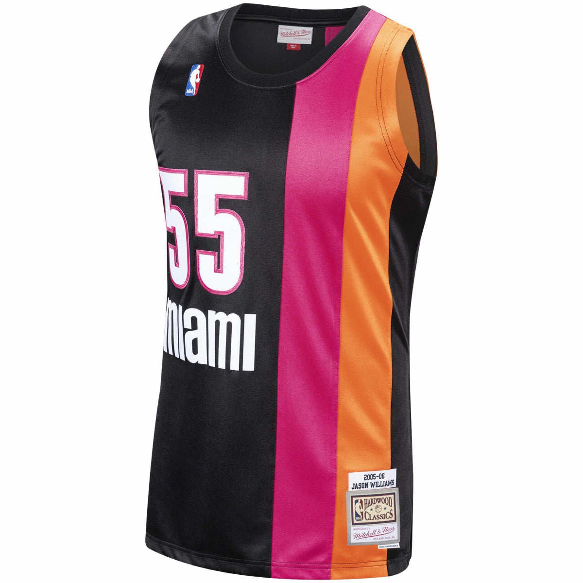 Jason Williams Miami Heat 2005/06 Hardwood Classics Swingman Jersey Black - Mitchell & Ness