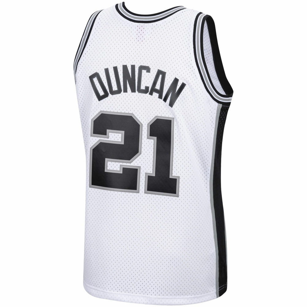 Tim Duncan San Antonio Spurs 1998/99 Hardwood Classics Swingman Jersey White - Mitchell & Ness