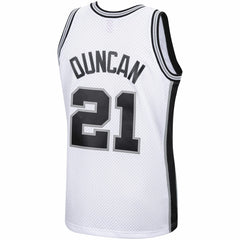 Tim Duncan San Antonio Spurs 1998/99 Hardwood Classics Swingman Jersey White - Mitchell & Ness