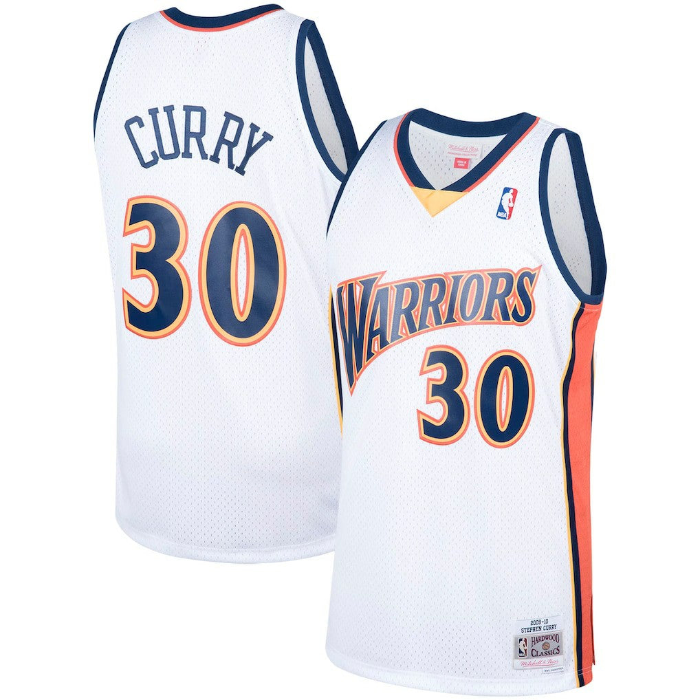 Stephen Curry Golden State Warriors Hardwood Classics Swingman Jersey White - Mitchell & Ness