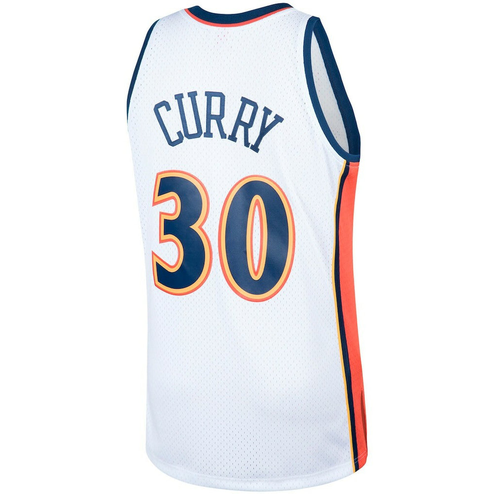 Stephen Curry Golden State Warriors Hardwood Classics Swingman Jersey White - Mitchell & Ness