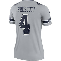 Dak Prescott Dallas Cowboys Women's Legend Player Performance Top - Gray Tops
