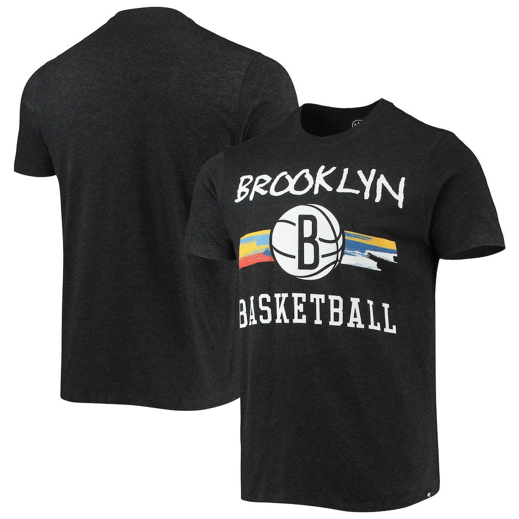 Brooklyn Nets '47 City Edition Club T-Shirt Black - 47 brand