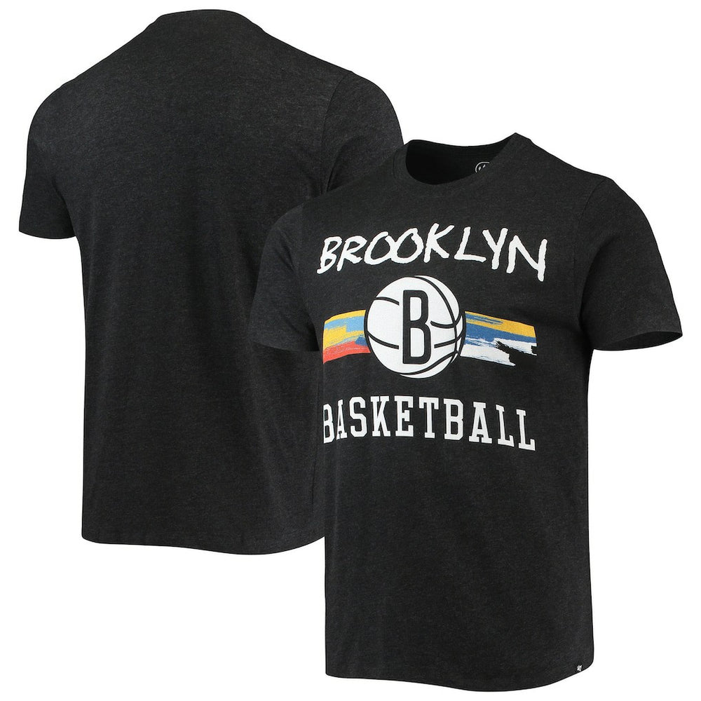 Brooklyn Nets '47 City Edition Club T-Shirt Black - 47 brand