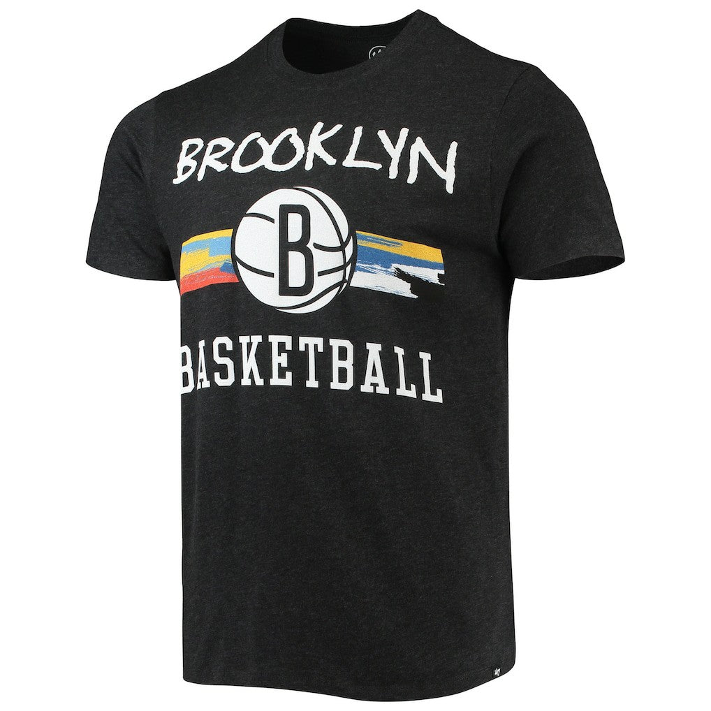 Brooklyn Nets '47 City Edition Club T-Shirt Black - 47 brand