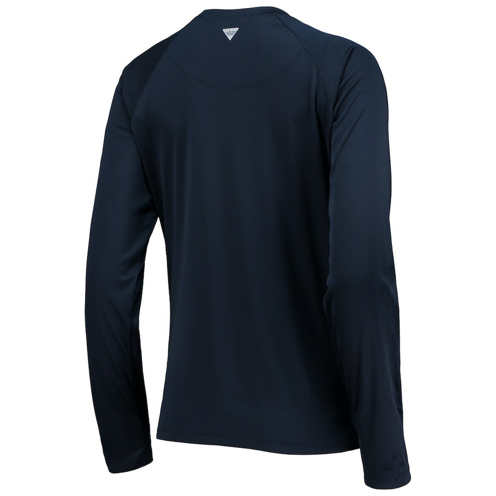 Dallas Cowboys Women's Tidal Omni-Shade Raglan Long Sleeve T-Shirt - Navy/White T-shirts