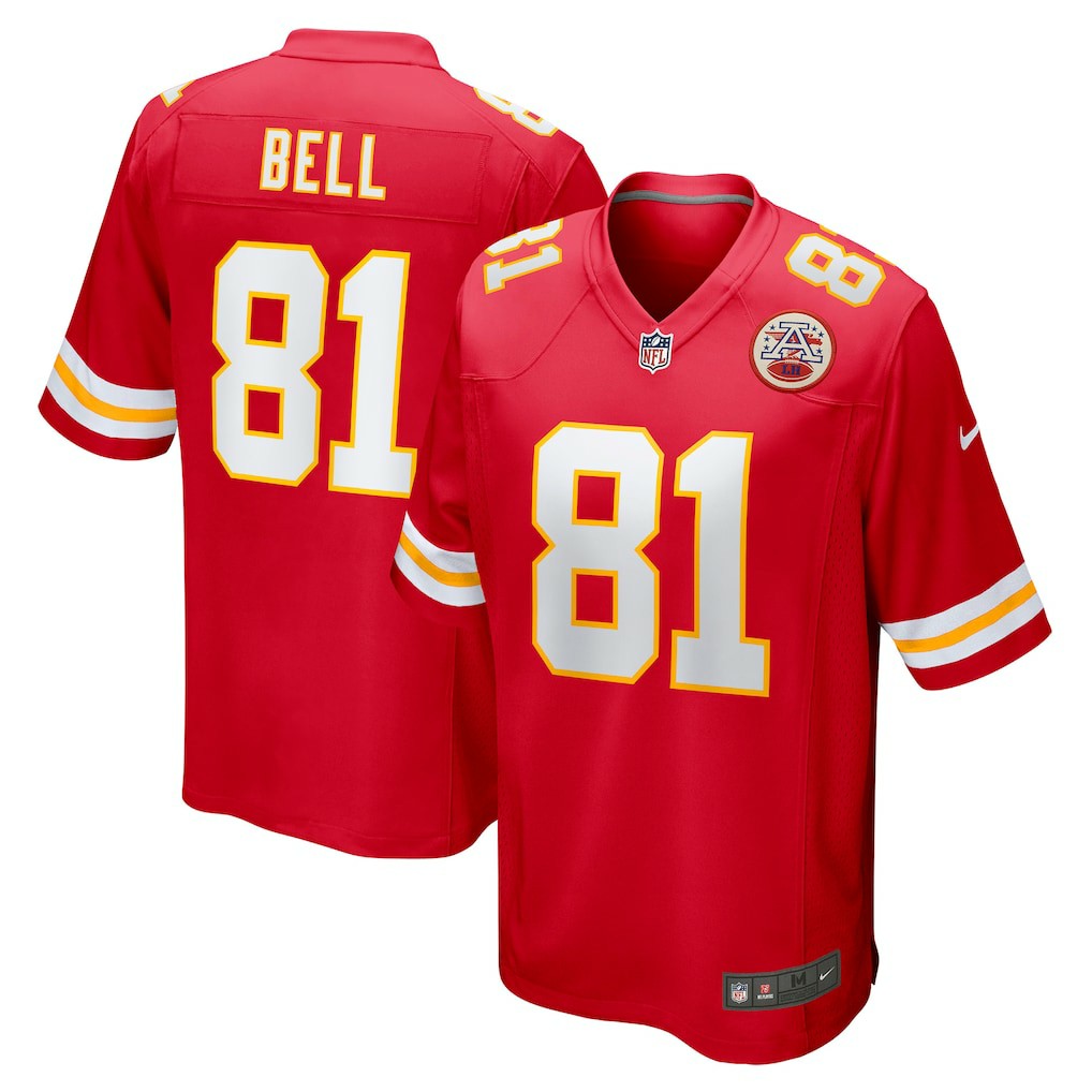 Blake Bell Kansas City Chiefs Game Player Jersey - Red Jerseys