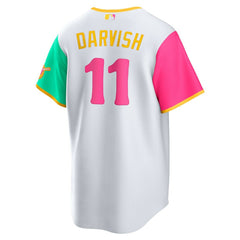 Yu Darvish San Diego Padres Nike City Connect Replica Player Jersey - White Jerseys