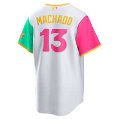 Manny Machado San Diego Padres Nike City Connect Replica Player Jersey - White Jerseys