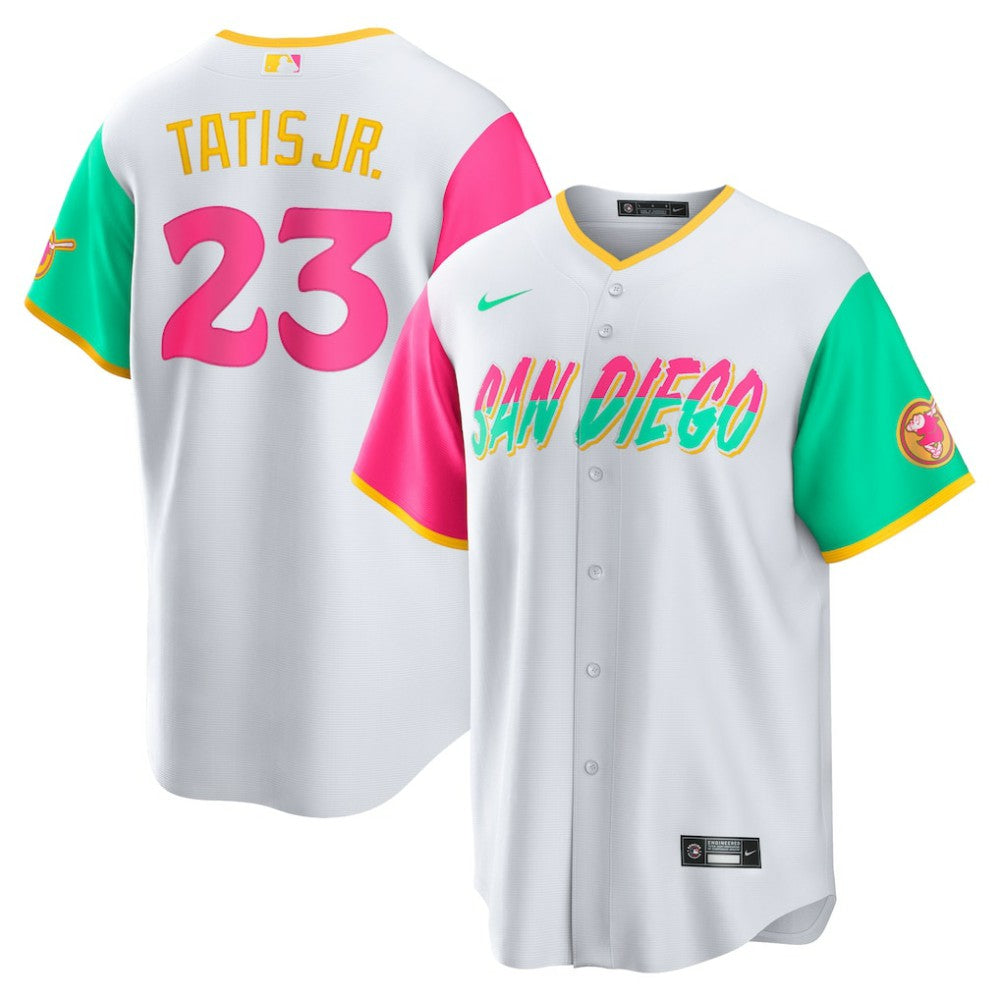Fernando Tatis Jr. San Diego Padres Nike City Connect Replica Player Jersey - White Jerseys