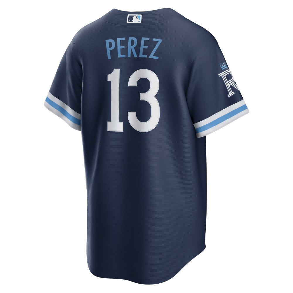 Salvador Perez Kansas City Royals Nike City Connect Replica Player Jersey - Navy Jerseys