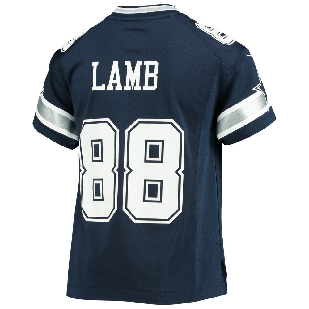 CeeDee Lamb Dallas Cowboys Youth Player Game Jersey - Navy Jerseys