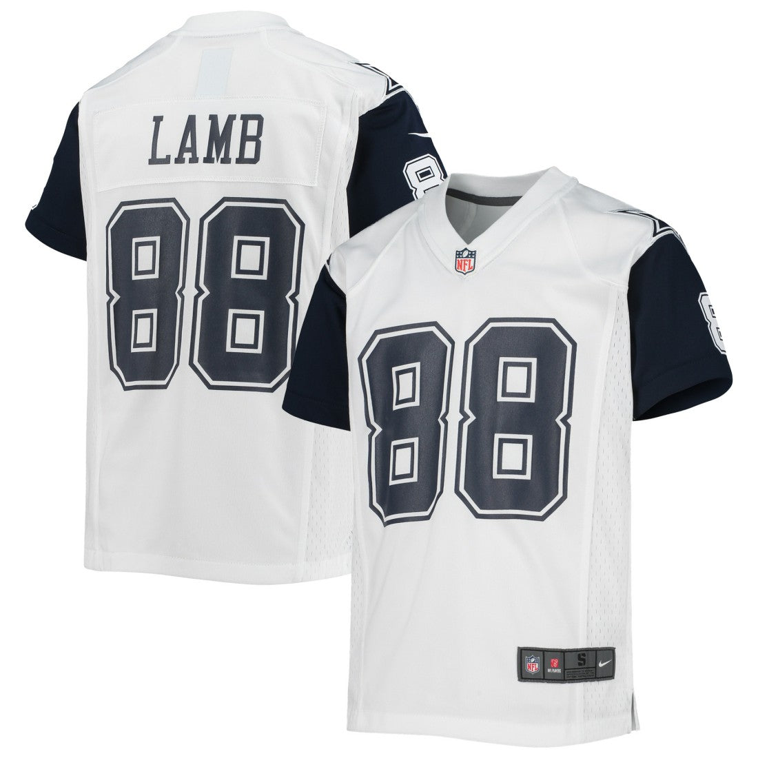 CeeDee Lamb Dallas Cowboys Youth Alternate Game Jersey - White Jerseys