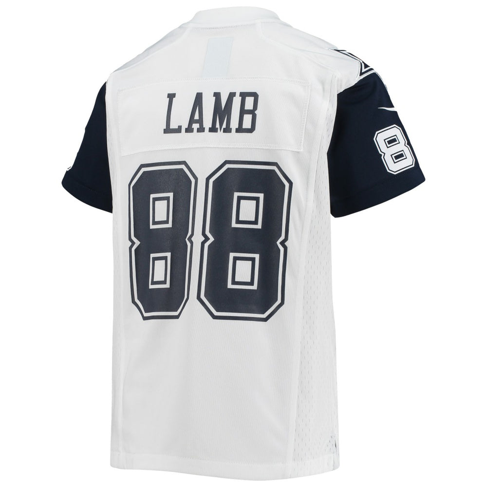 CeeDee Lamb Dallas Cowboys Youth Alternate Game Jersey - White Jerseys