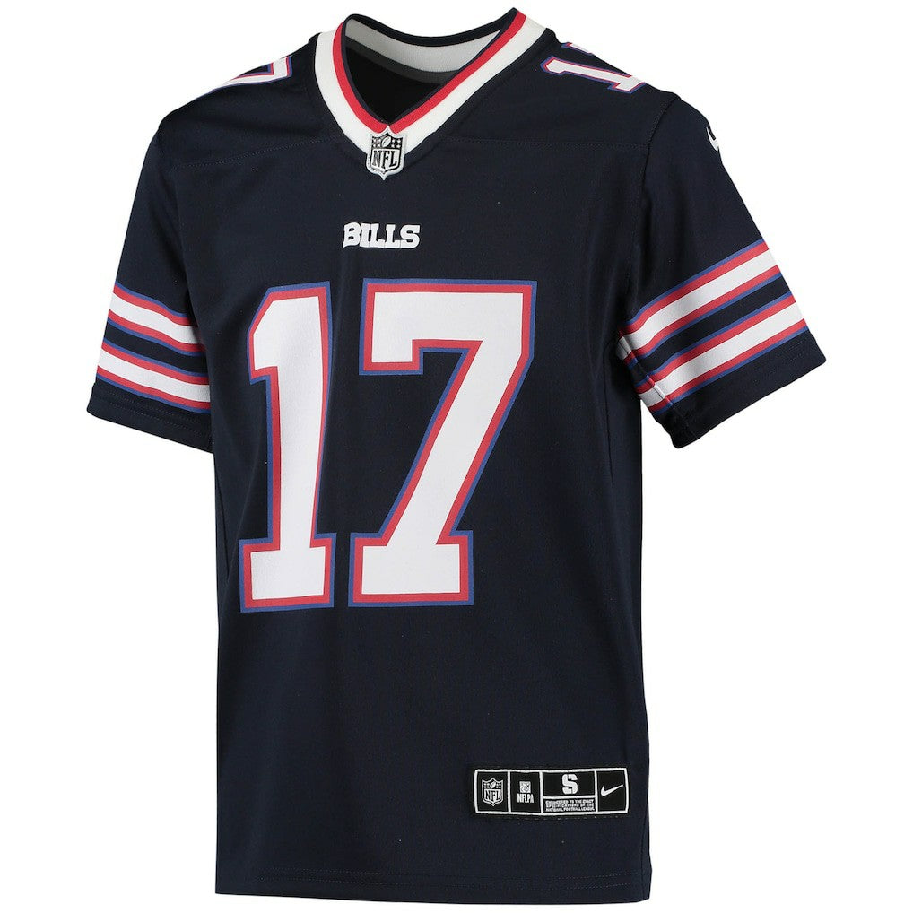 Josh Allen Buffalo Bills Youth Inverted Team Game Jersey - Navy Jerseys