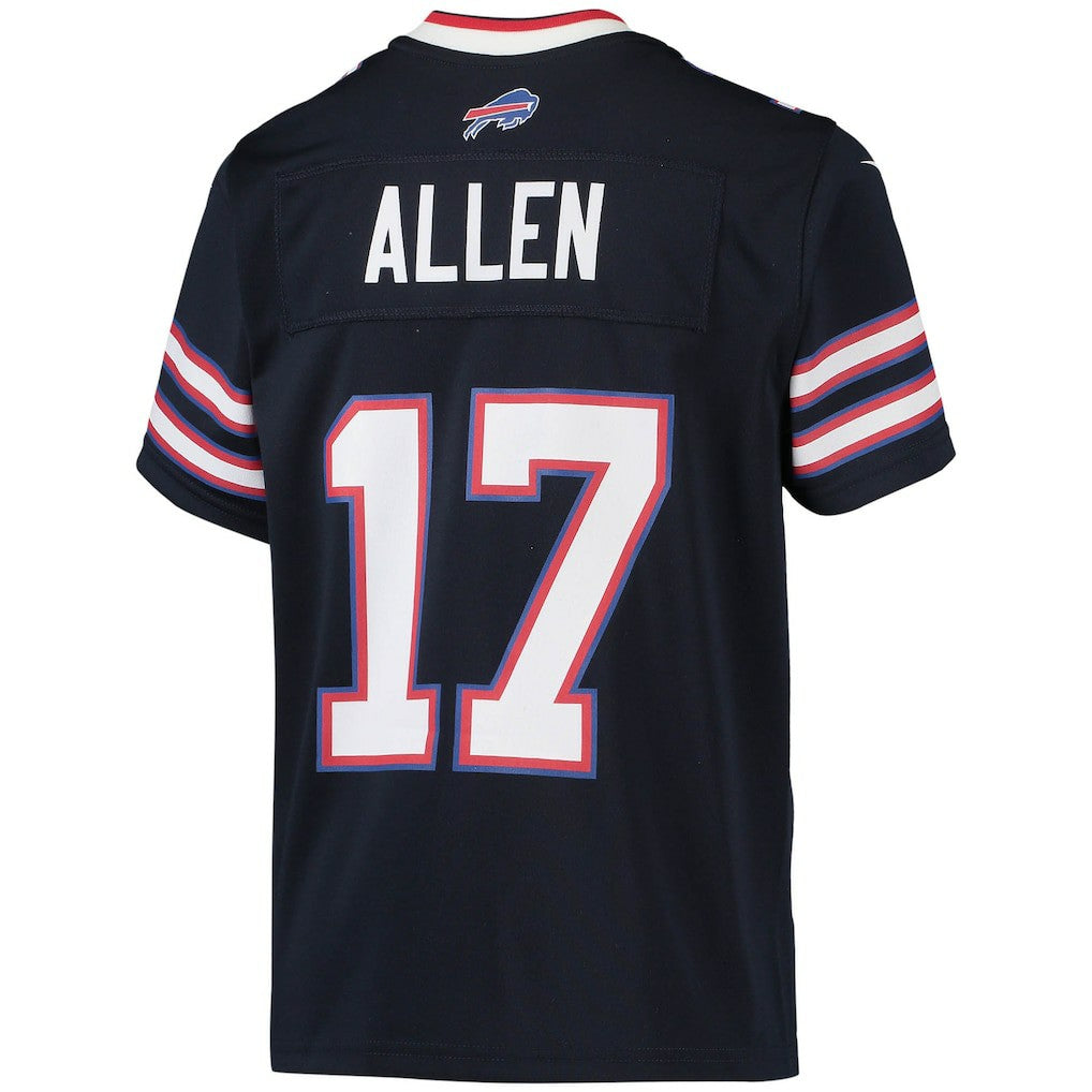 Josh Allen Buffalo Bills Youth Inverted Team Game Jersey - Navy Jerseys