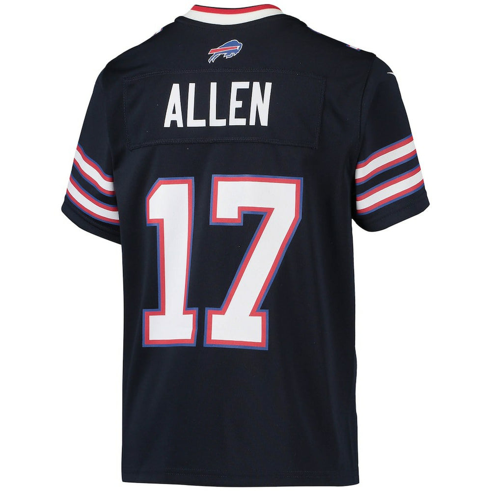 Josh Allen Buffalo Bills Youth Inverted Team Game Jersey - Navy Jerseys